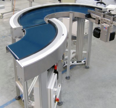 Curved Belt Conveyor | KGF-P 2040 Conveyor System | mk